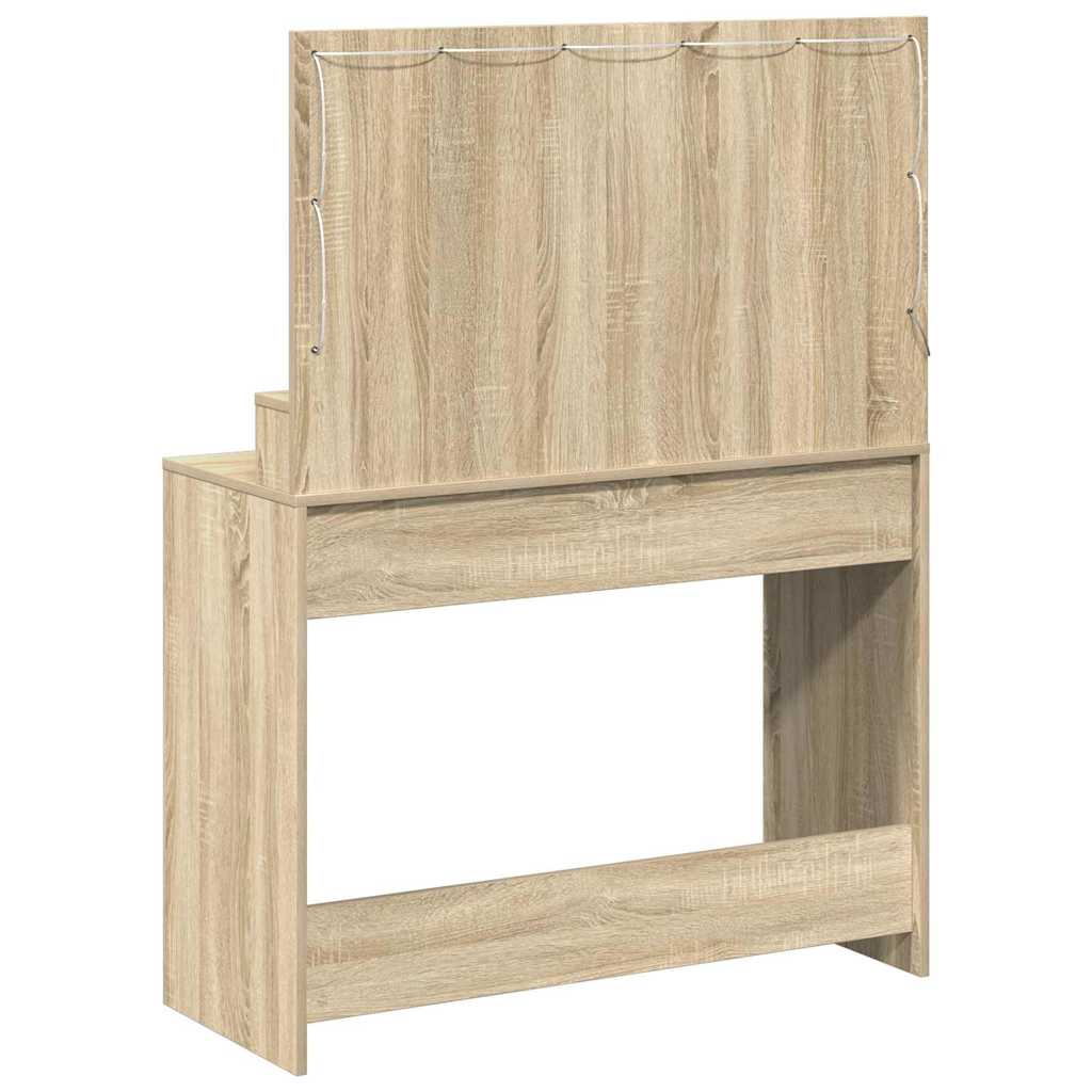 Klædeskab med hylde Sonoma eg 100 x 41 x 135 cm Konstrueret træ