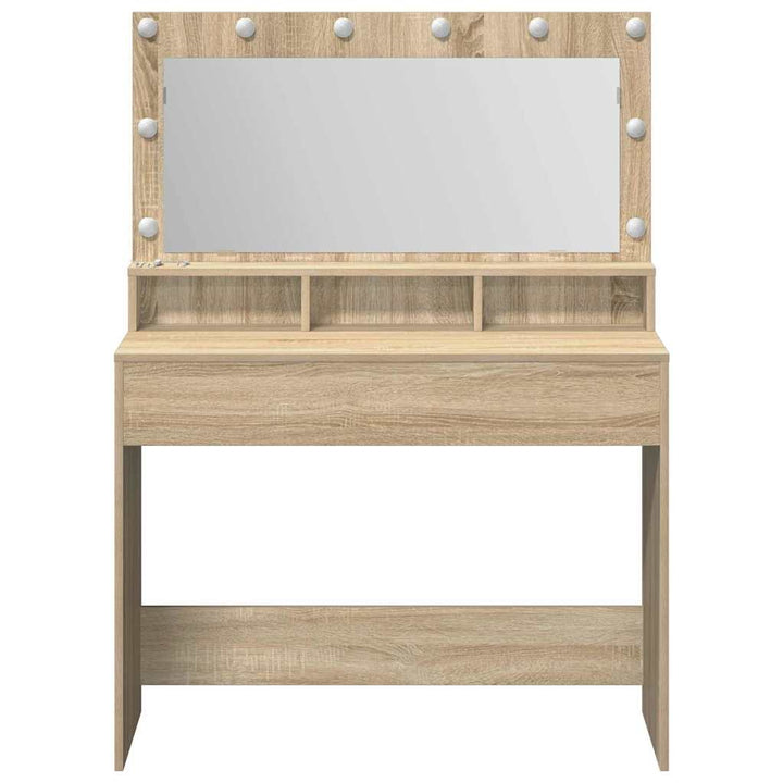 Klædeskab med hylde Sonoma eg 100 x 41 x 135 cm Konstrueret træ