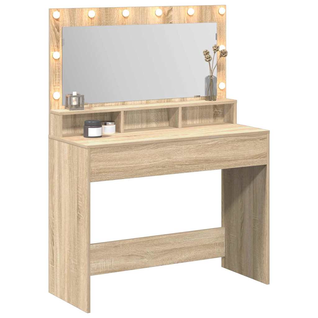 Klædeskab med hylde Sonoma eg 100 x 41 x 135 cm Konstrueret træ