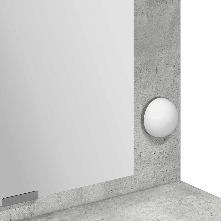 Klædeskab Beton Grå 100 x 41 x 135 cm Konstrueret træ