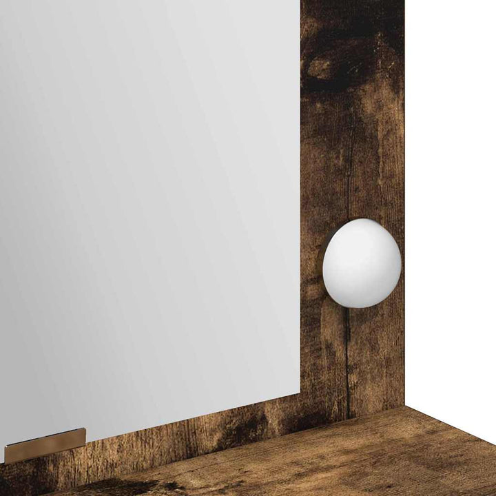 Klædeskab med hylde Røget eg 100 x 41 x 135 cm Konstrueret træ