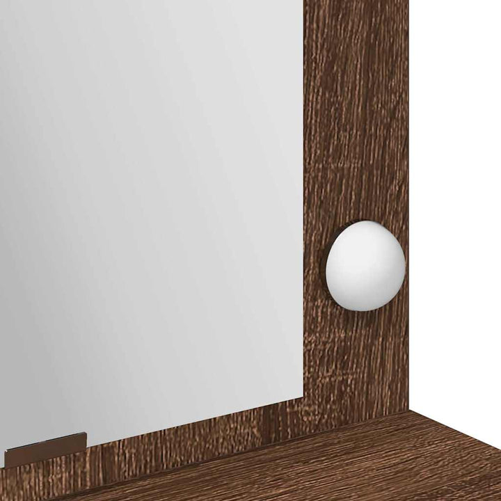 Klædeskab med hylde Brun eg 100 x 41 x 135 cm Konstrueret træ