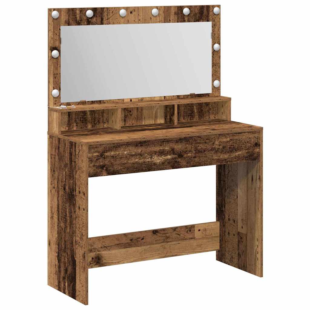 Klædeskab Gammelt træ 100 x 41 x 135 cm Konstrueret træ