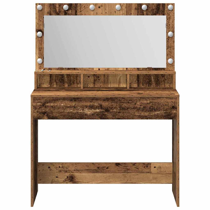 Klædeskab Gammelt træ 100 x 41 x 135 cm Konstrueret træ