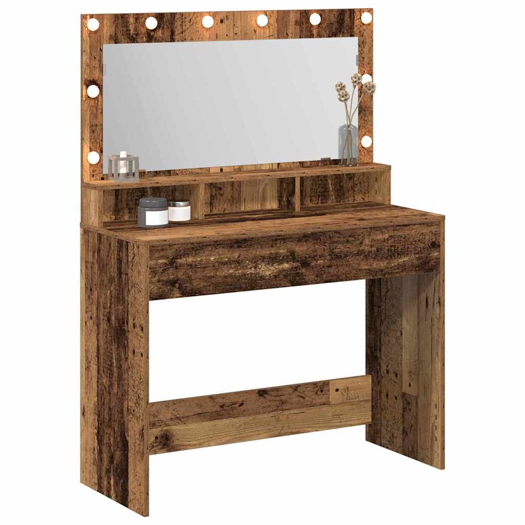 Klædeskab Gammelt træ 100 x 41 x 135 cm Konstrueret træ
