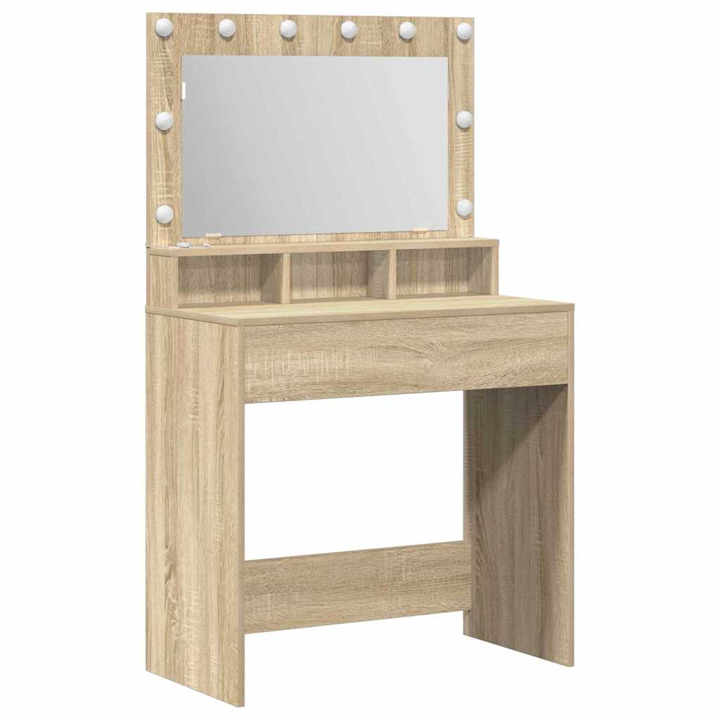 Klædeskab Sonoma eg 75,5 x 41 x 135 cm Konstrueret træ