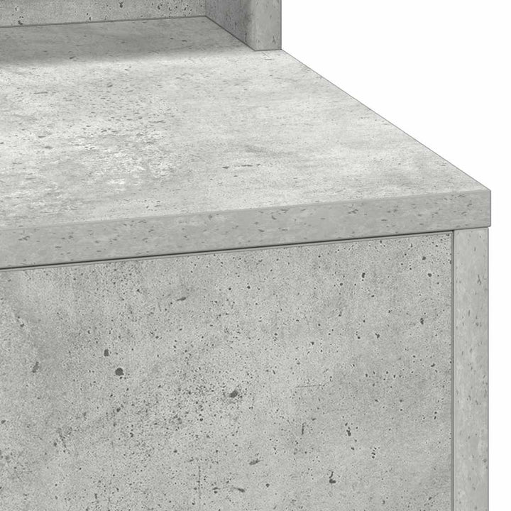 Klædeskab Beton Grå 78,5 x 41 x 135 cm Konstrueret træ