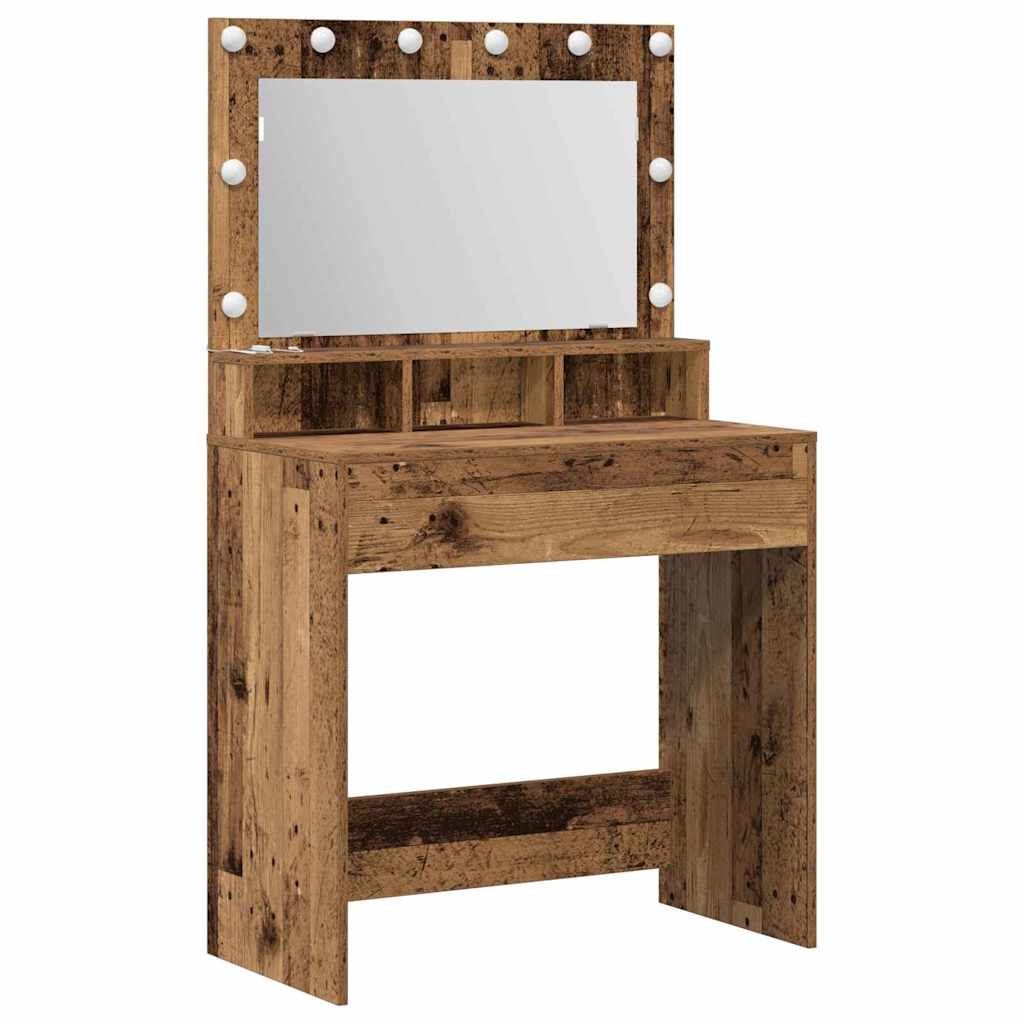 Klædeskab Gammelt træ 75,5 x 41 x 135 cm Konstrueret træ
