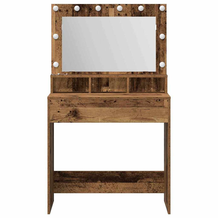 Klædeskab Gammelt træ 75,5 x 41 x 135 cm Konstrueret træ