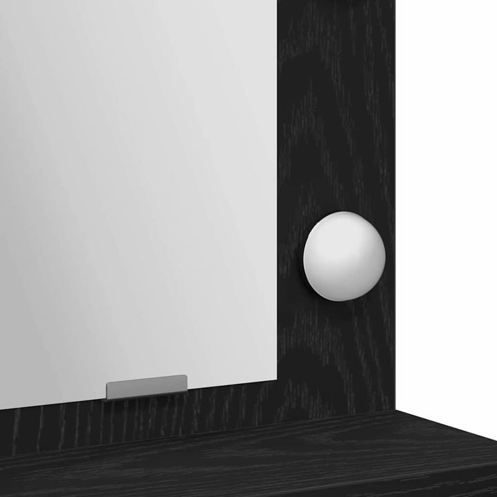 Klædeskab Sort eg 50 x 41 x 135 cm Konstrueret træ