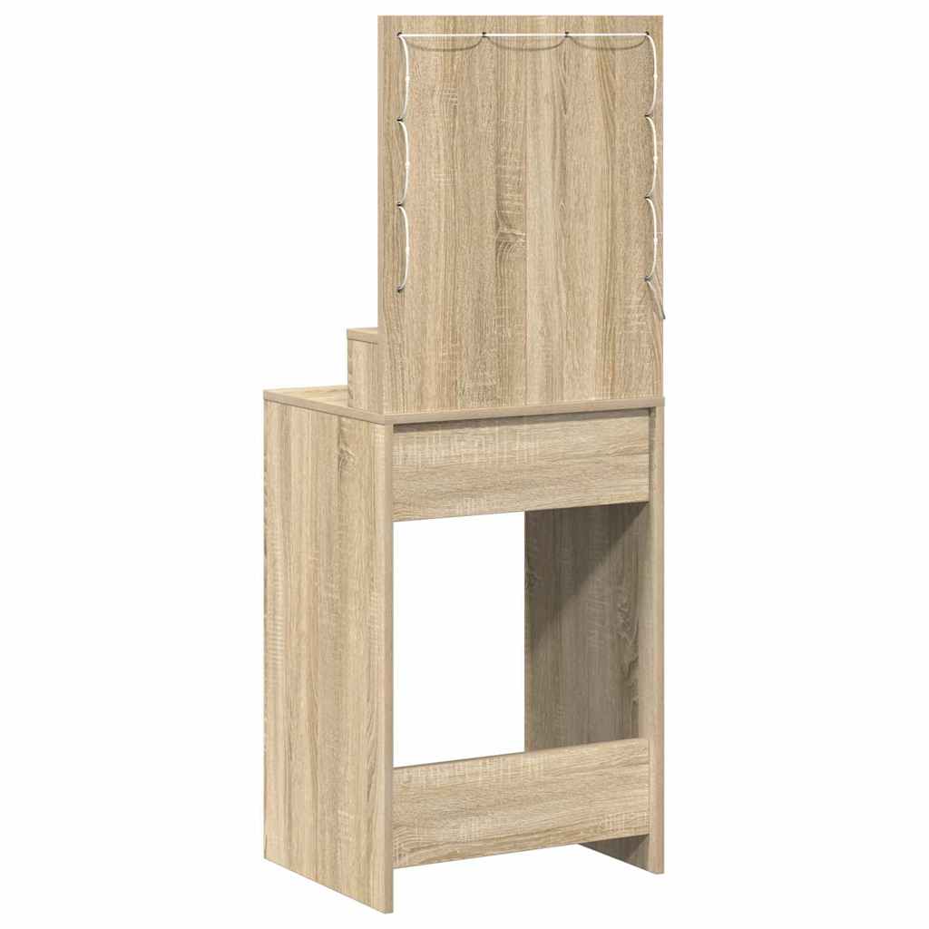 Klædeskab med hylde Sonoma eg 50 x 41 x 135 cm Konstrueret træ