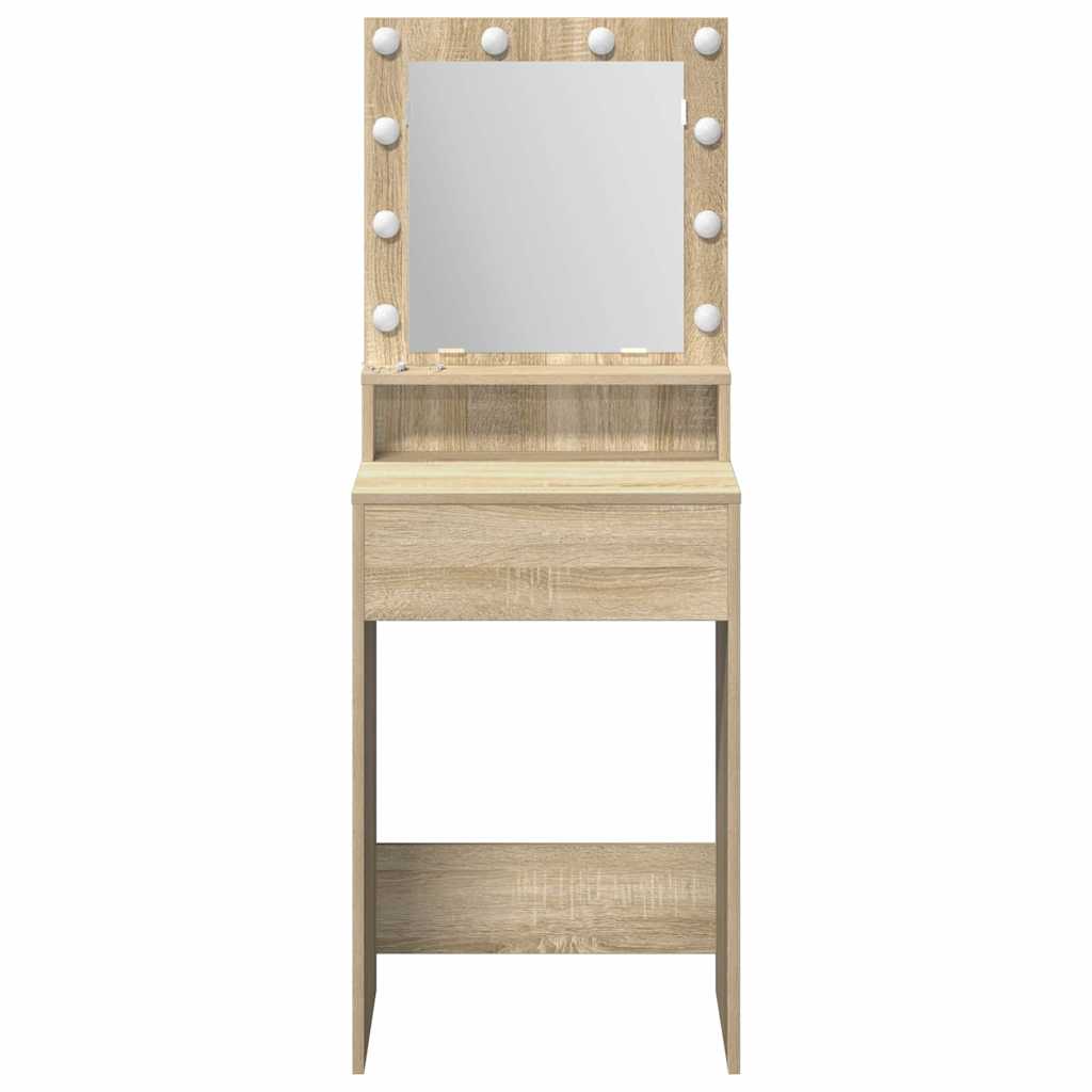 Klædeskab med hylde Sonoma eg 50 x 41 x 135 cm Konstrueret træ