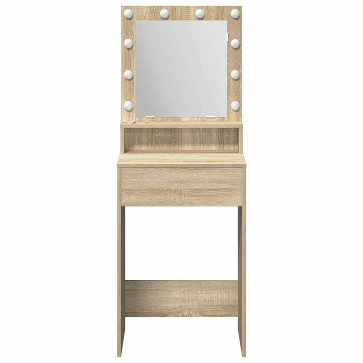 Klædeskab med hylde Sonoma eg 50 x 41 x 135 cm Konstrueret træ