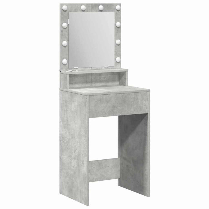 Klædeskab med hylde Beton Grå 50 x 41 x 135 cm Konstrueret træ