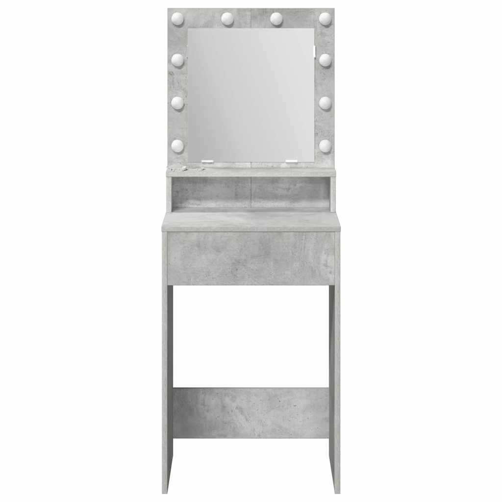 Klædeskab med hylde Beton Grå 50 x 41 x 135 cm Konstrueret træ