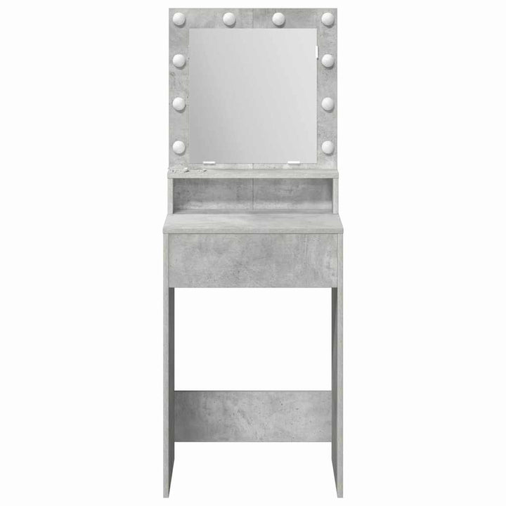 Klædeskab med hylde Beton Grå 50 x 41 x 135 cm Konstrueret træ