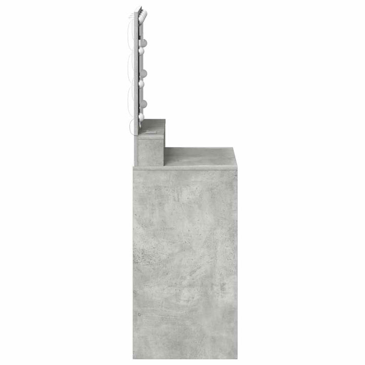Klædeskab med hylde Beton Grå 50 x 41 x 135 cm Konstrueret træ