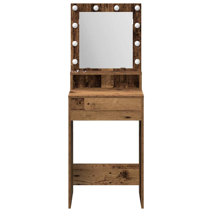 Klædeskab Gammelt træ 50 x 41 x 135 cm Konstrueret træ