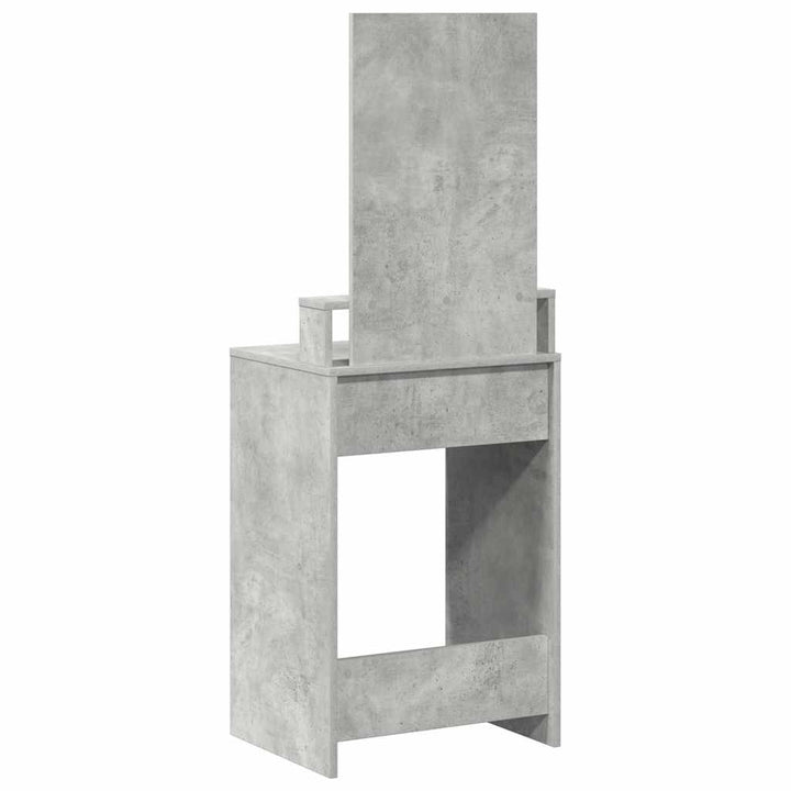 Klædeskab med skuffe Beton Grå 50 x 41 x 140 cm Konstrueret træ