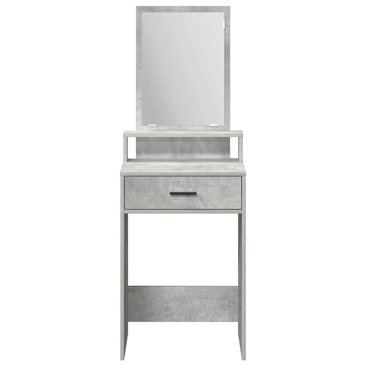 Klædeskab med skuffe Beton Grå 50 x 41 x 140 cm Konstrueret træ