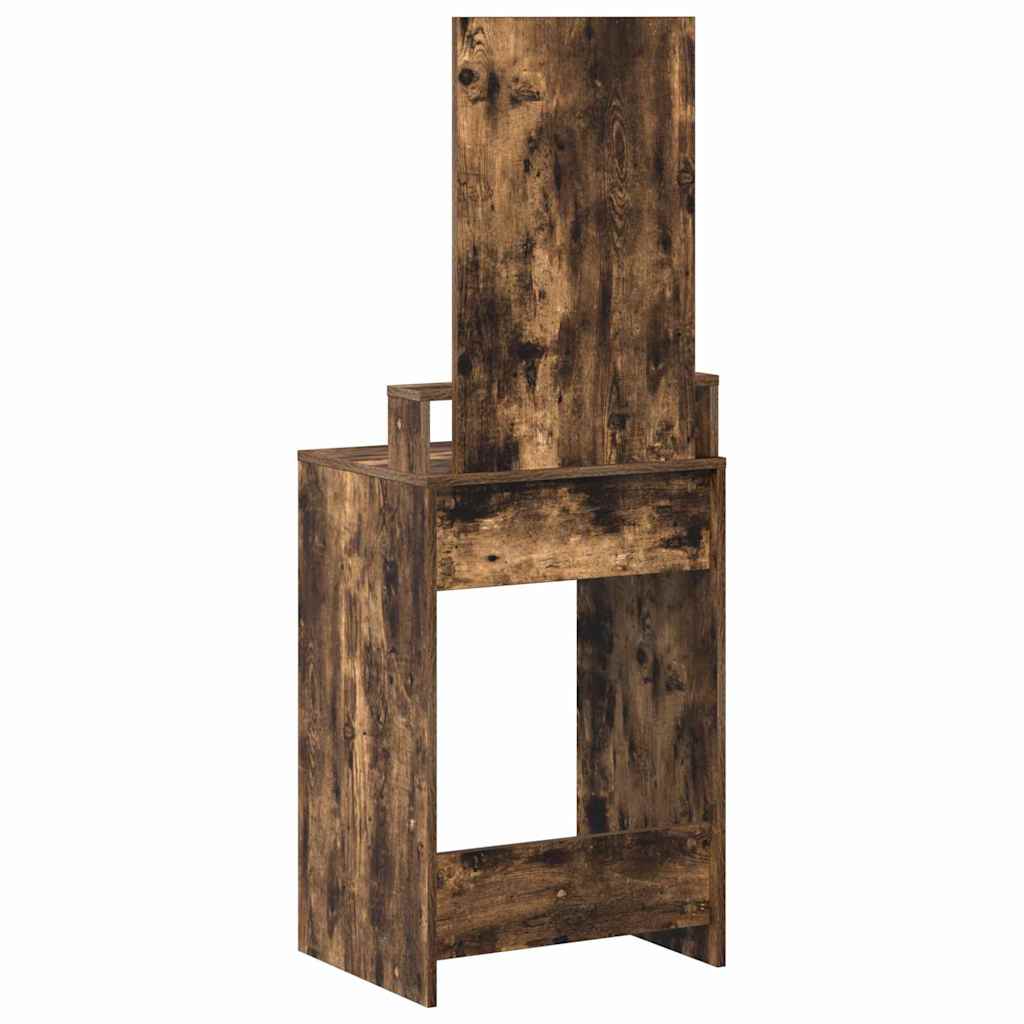 Klædeskab med skuffe Røget eg 50 x 41 x 140 cm Konstrueret træ
