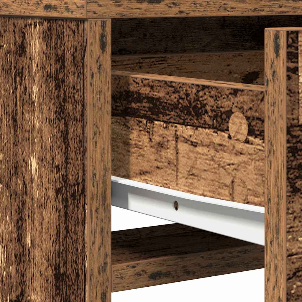 Klædeskab Gammelt træ 50 x 41 x 140 cm Konstrueret træ