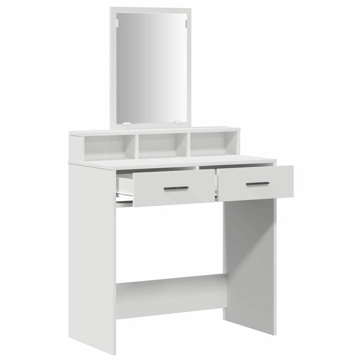 Klædeskab med skuffe Hvid 79 x 41 x 140 cm Konstrueret træ