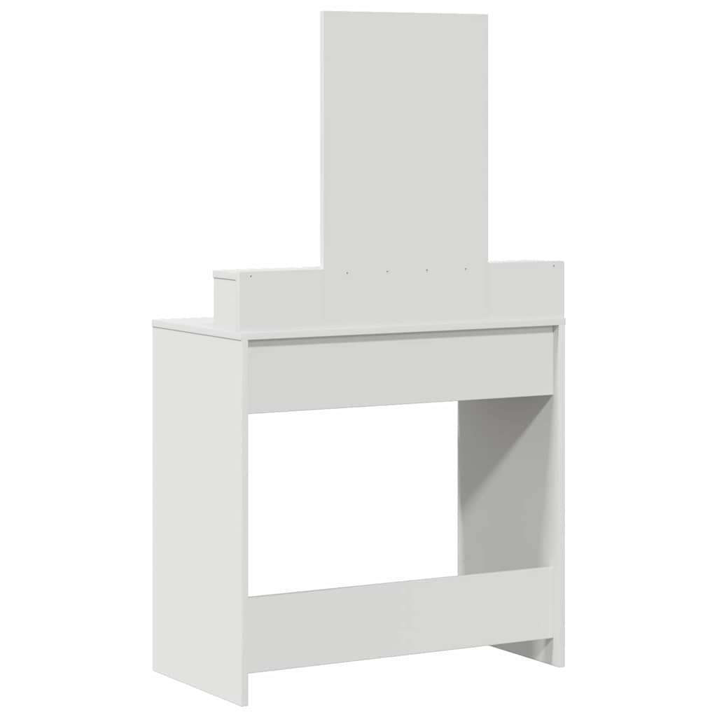 Klædeskab med skuffe Hvid 79 x 41 x 140 cm Konstrueret træ
