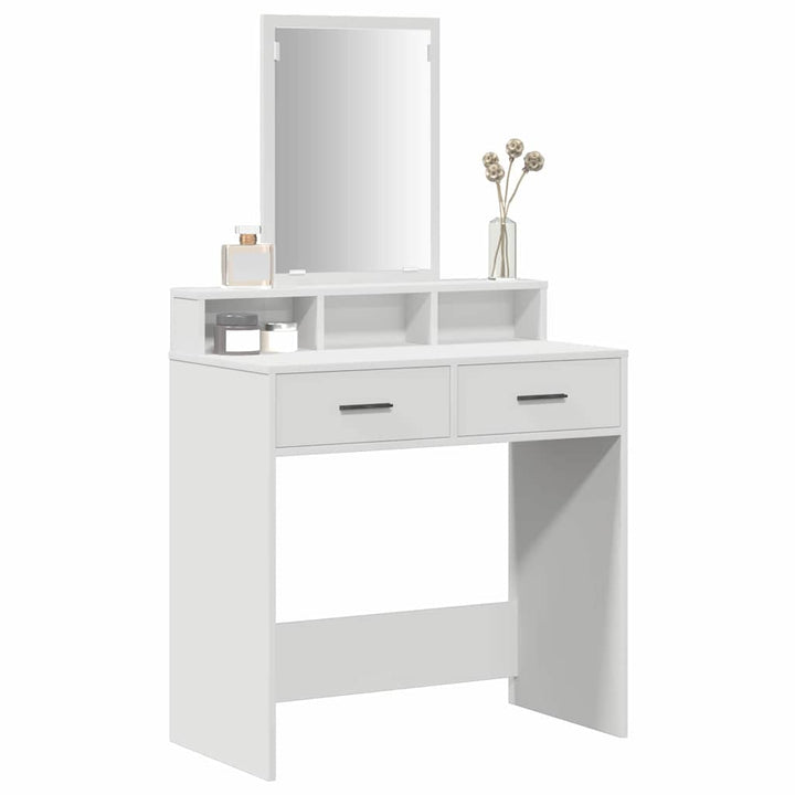 Klædeskab med skuffe Hvid 79 x 41 x 140 cm Konstrueret træ