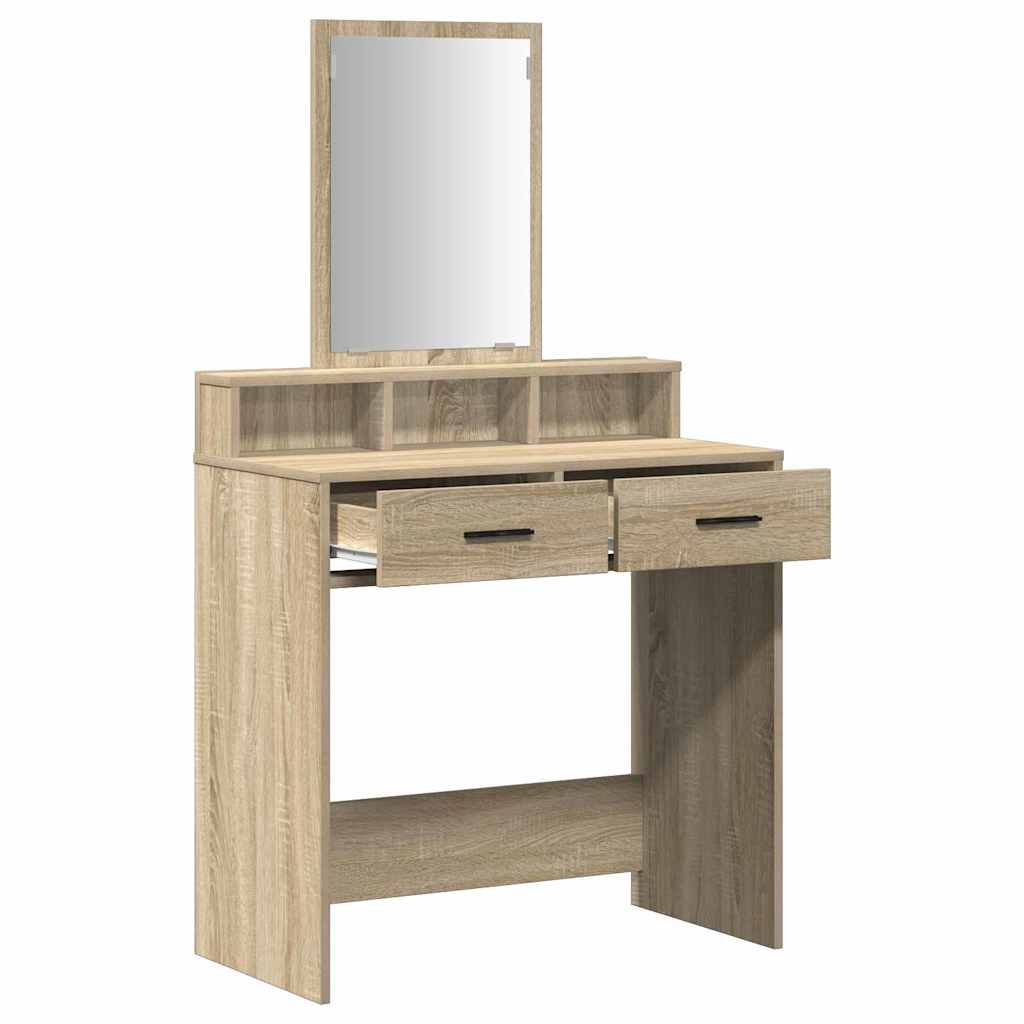Klædeskab med skuffe Sonoma eg 79 x 41 x 140 cm Konstrueret træ