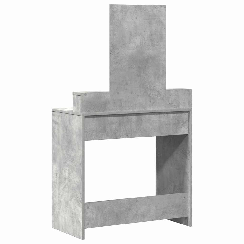 Klædeskab Beton Grå 79 x 41 x 140 cm Konstrueret træ