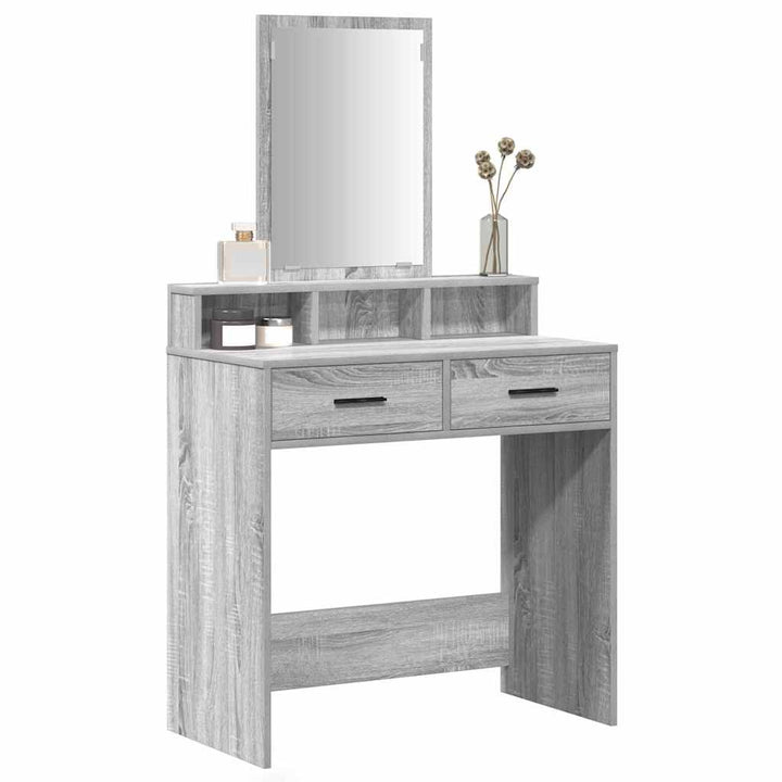 Klædeskab med hylde Grå Sonoma 79 x 41 x 140 cm Konstrueret træ