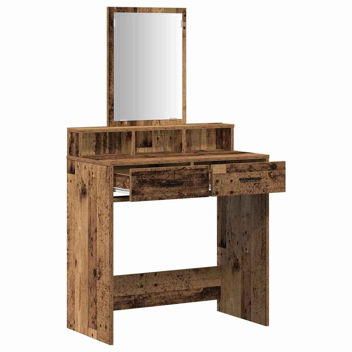 Klædeskab Gammelt træ 79 x 41 x 140 cm Konstrueret træ