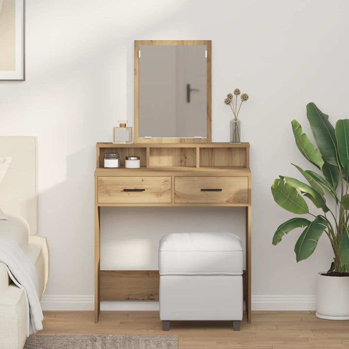 Klædeskab Artisan Egetræ 79 x 41 x 140 cm Konstrueret træ