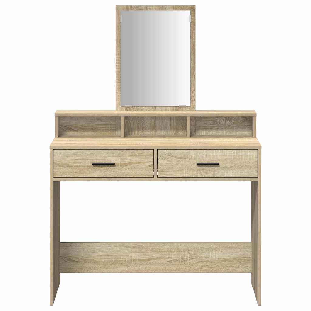 Klædeskab med hylde Sonoma eg 100 x 41 x 140 cm Konstrueret træ
