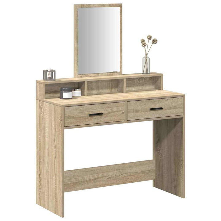 Klædeskab med hylde Sonoma eg 100 x 41 x 140 cm Konstrueret træ