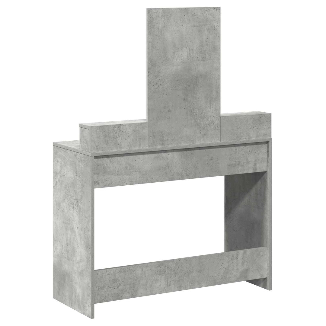 Klædeskab med hylde Beton Grå 100 x 41 x 140 cm Konstrueret træ