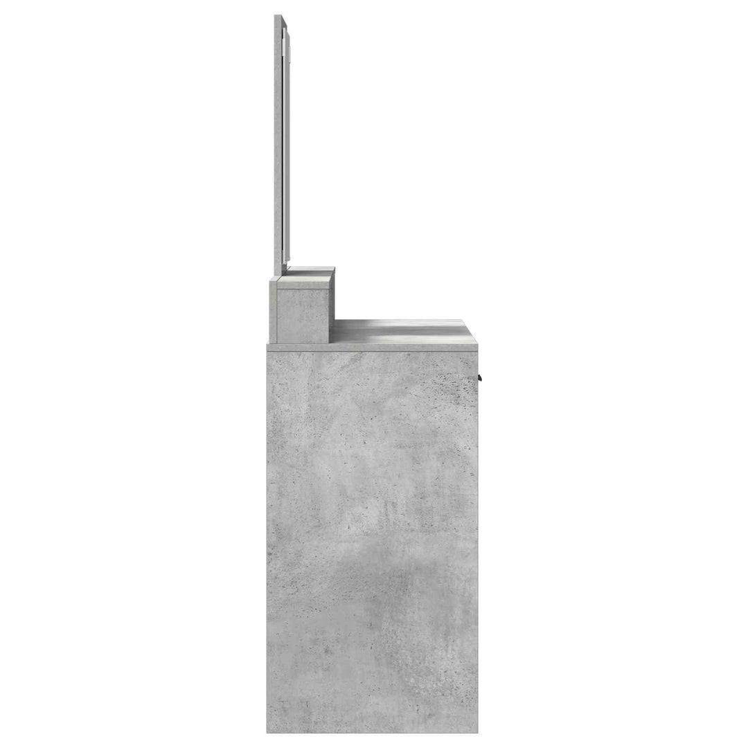 Klædeskab med hylde Beton Grå 100 x 41 x 140 cm Konstrueret træ