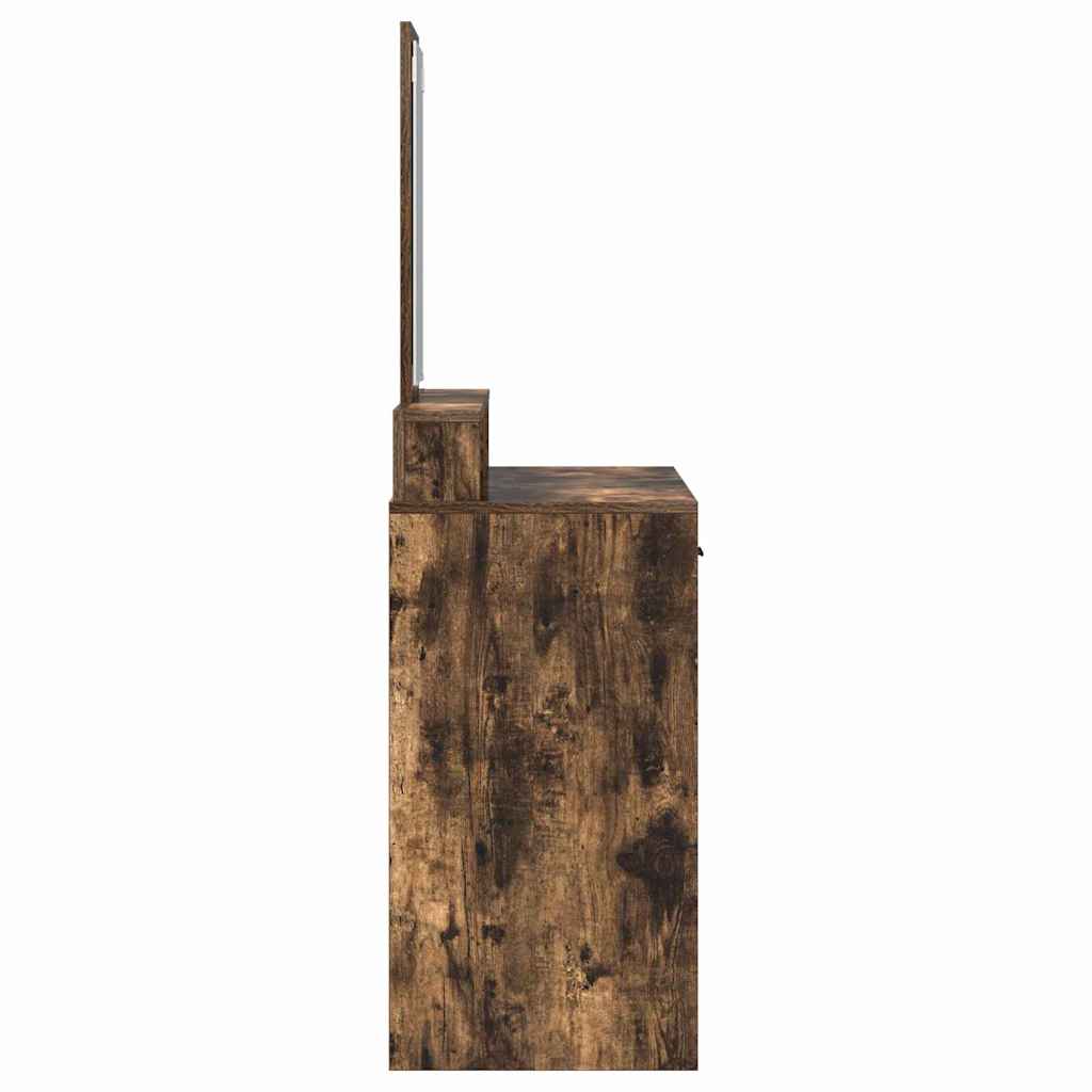 Klædeskab med skuffe Røget eg 100 x 41 x 140 cm Konstrueret træ