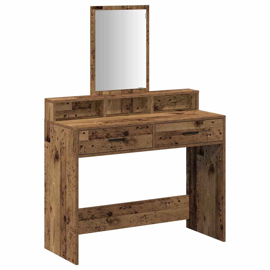 Klædeskab Gammelt træ 100 x 41 x 140 cm Konstrueret træ