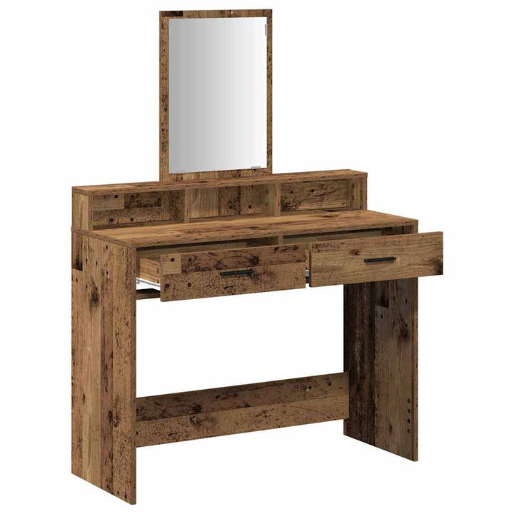 Klædeskab Gammelt træ 100 x 41 x 140 cm Konstrueret træ