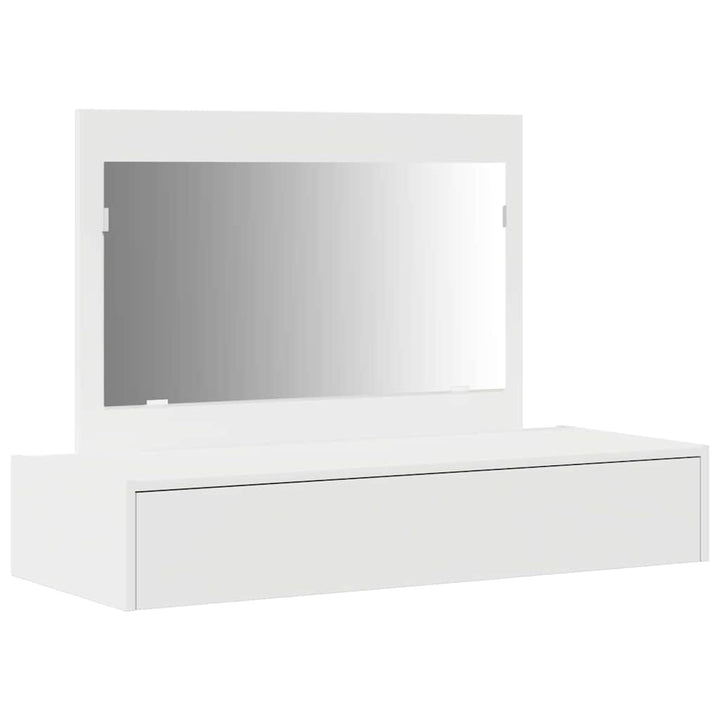 Klædeskab med skuffe Hvid 100 x 40 x 70 cm Konstrueret træ