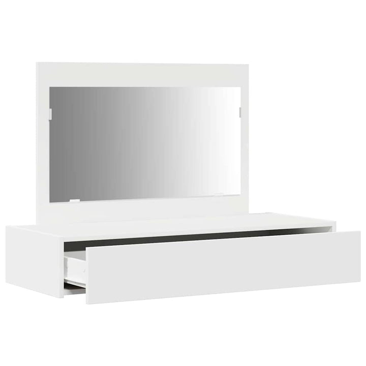 Klædeskab med skuffe Hvid 100 x 40 x 70 cm Konstrueret træ