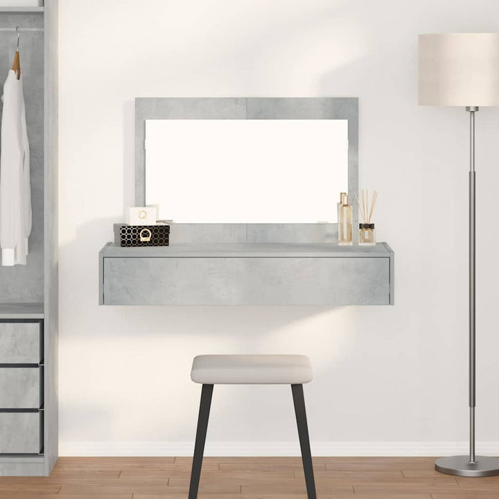 Klædeskab med skuffe Grå 100 x 40 x 70 cm Konstrueret træ