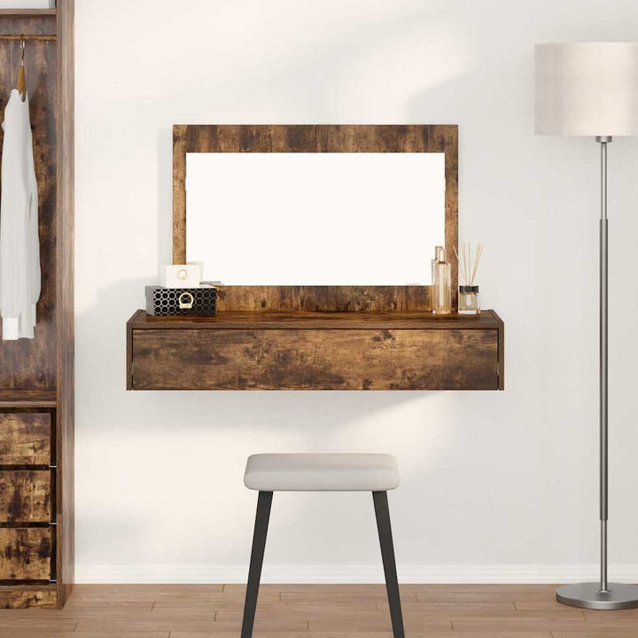 Klædeskab med skuffe Brun 100 x 40 x 70 cm Konstrueret træ