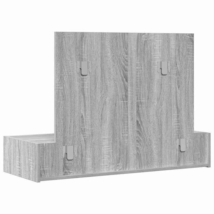 Klædeskab med skuffe Grå 100 x 40 x 70 cm Konstrueret træ