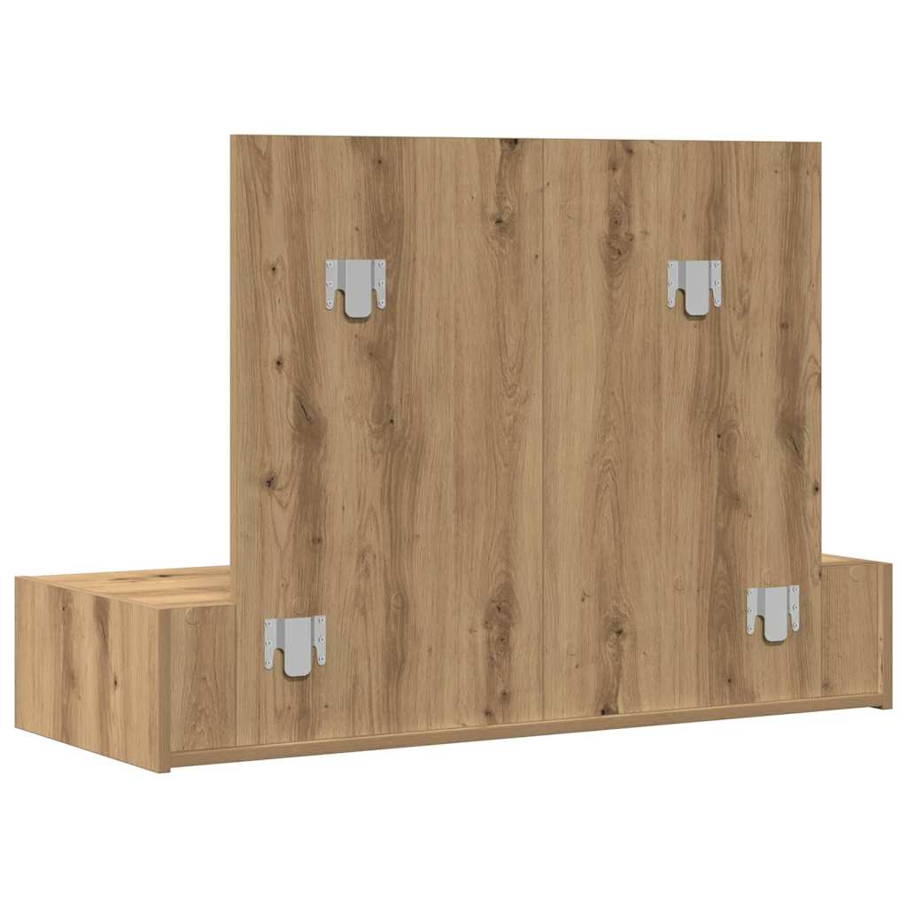 Klædeskab med skuffe Brun 100 x 40 x 70 cm Konstrueret træ
