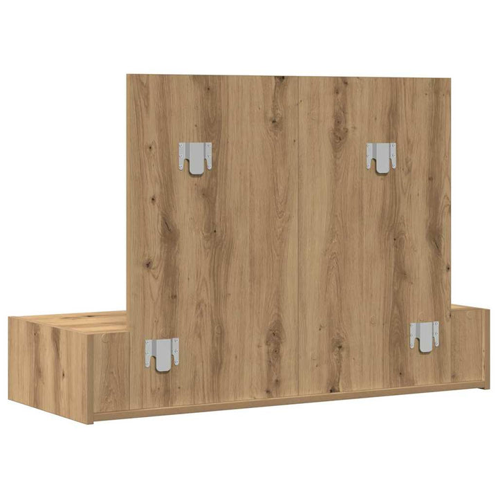 Klædeskab med skuffe Brun 100 x 40 x 70 cm Konstrueret træ
