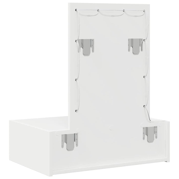 Klædeskab Hvid 60 x 40 x 70 cm Konstrueret træ