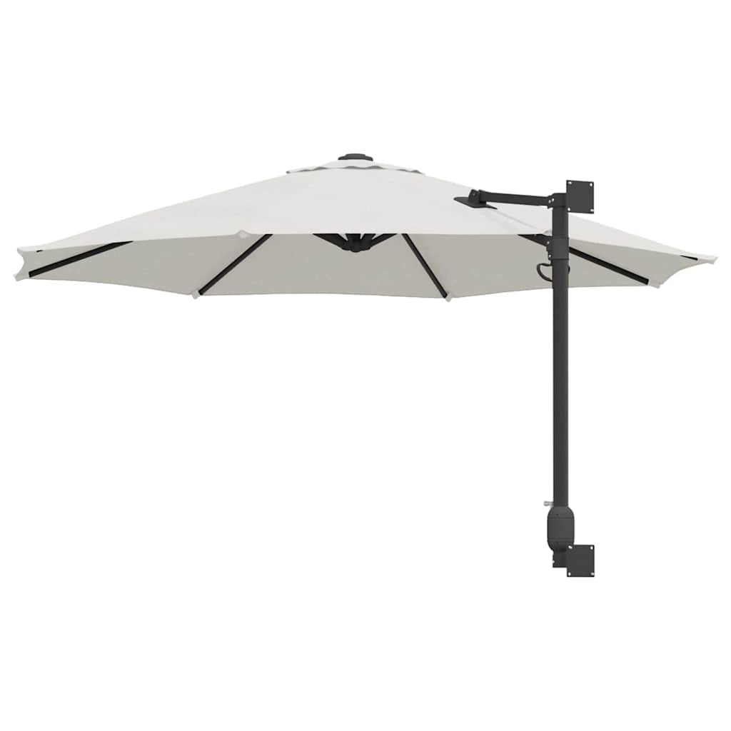Havesol Sandfarvet 248 x 248 x 148 cm Polyester og Stål